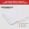 Qqmora Reusable Microfiber Cleaning Cloth Soft Elastic Lint Free Piano Violin Sax Flute Musical Instrument Polish Wipe for Guitar LCD Glasses Lenses Furniture 20x20cm view 2