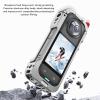 EIMSOAH Camera Frame Cage, Aluminum Alloy Protective Case for Insta X5 with Cold Shoe Mounts and 1/4 Screw Connector, Metal Cage for Camera Accessories view 3