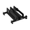 Bassadoro Laptop Stand and Desk Organizer, Space Saving Laptop Holder with Keyboard Tray for 17 inch Laptops, Adjustable Ergonomic Stand for Desk, Bed, and Couch Use- Black view 1