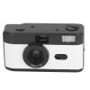 BRRNOO 35MM Film Camera Lightweight Vintage Camera Built in Flash 28MM F/8 Lens 1/120s Shutter Speed for Daily Analog Hobbyists (Black White) view 2
