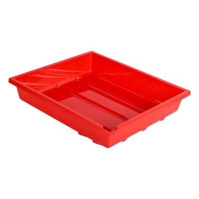 12inch Darkroom Developing Tray 36x31cm Anti Leak Large Format Processing Tray for 4x5 & 8x10 Film Sturdy Versatile Accessory- Red