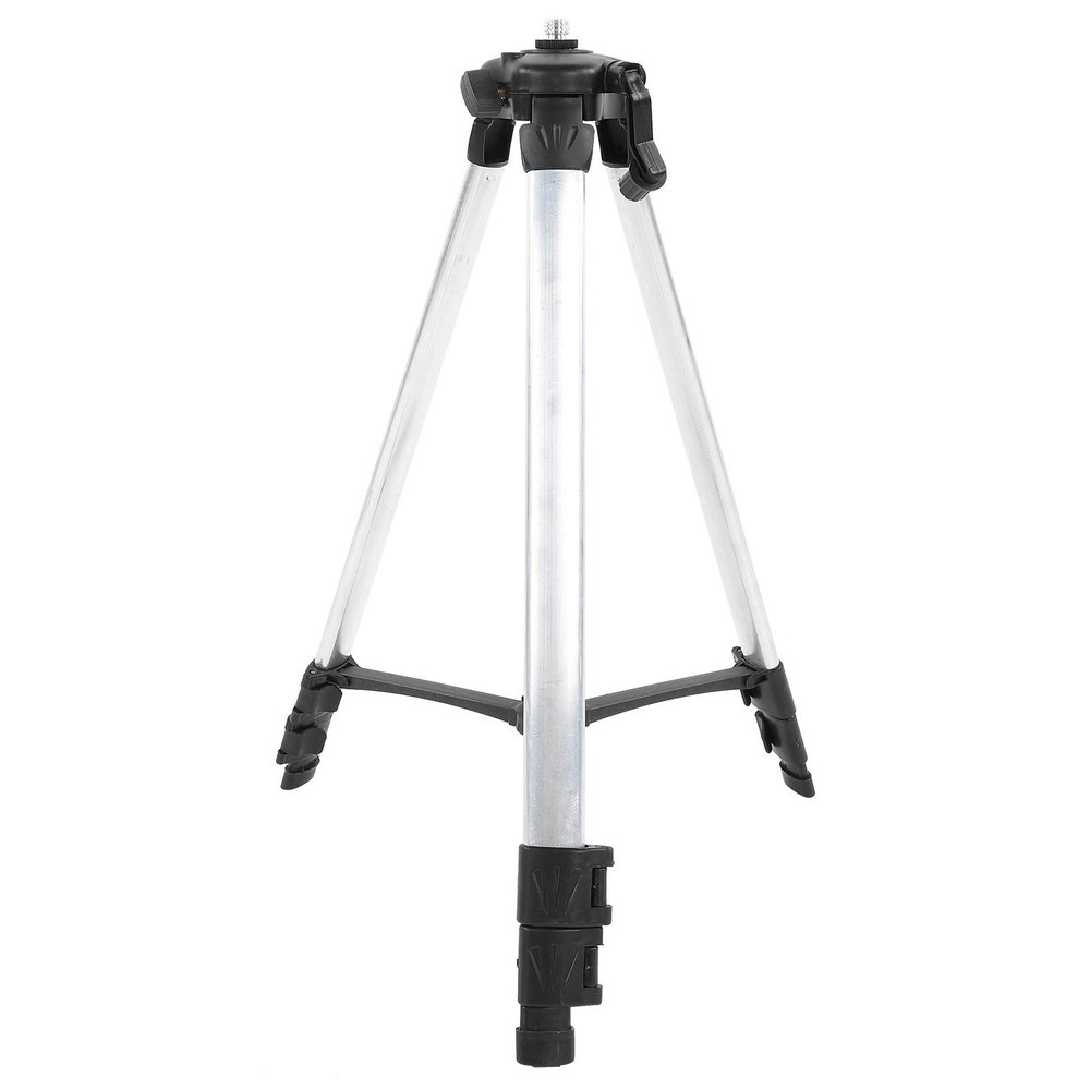 Level Inclinometer Tripod Aluminum Alloy Heavy Duty Adjustable Height Self Leveling Tripod Stand for Surveying Construction 150cm 5/8in Mounting Hole
