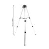 Level Inclinometer Tripod Aluminum Alloy Heavy Duty Adjustable Height Self Leveling Tripod Stand for Surveying Construction 150cm 5/8in Mounting Hole view 3