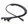 SZYingXian 1 to 3 Power Cable D-tap Male/DC2.5 Female to 3X DC 5.5x2.5mm Monitor with Right Angle Connectors for Multi Monitor - 60cm (DC2.5 Female to 3X DC2.5mm) view 3