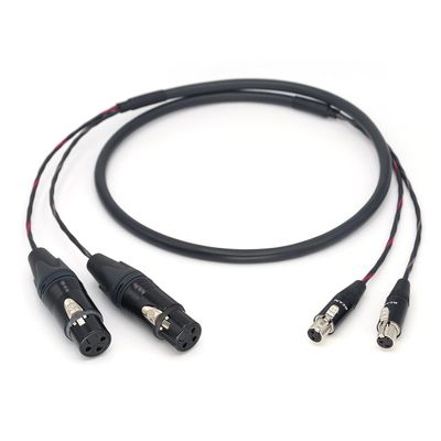 SZYingXian Audio Cable Dual TA3M/TA3F to Dual XLR 3 Pin Female Microphone Cord for BMPCC Camera/Sound Devices 778T - 60cm (Dual TA3F to Dual XLR 3Pin Female)