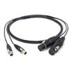 SZYingXian Audio Cable Dual TA3M/TA3F to Dual XLR 3 Pin Female Microphone Cord for BMPCC Camera/Sound Devices 778T - 60cm (Dual TA3F to Dual XLR 3Pin Female) view 2