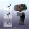 Rujcloud 4K Webcam for MSI MAG 321CUP QD-OLED Monitor,with Microphone& Privacy Cover & Plug&Play,Works Zoom/Teams/Skype/Google Meet view 4