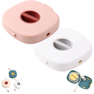 2 in 1 Cable Winder with Phone Stand,Durable Cable Organizer and Charging Stand,Cord Winder Organizer with Phone Rotate,Cord Management Cord Holder Wrap,for Earphones,USB,and Charging Cables (set3)