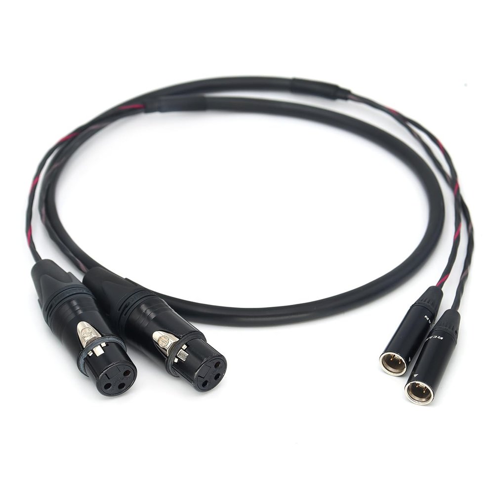 SZYingXian Audio Cable Dual TA3M/TA3F to Dual XLR 3 Pin Female Microphone Cord for BMPCC Camera/Sound Devices 778T - 60cm (Dual TA3M to Dual XLR 3Pin Female)