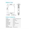 LYZYSNEJ 0-20mA 1-5V to 0-10V 0-5V 4-20mA DC Voltage Isolation Transmitter 1 Input 2 Output DC24V(4-20mA to 4-20mA) view 2