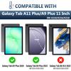 Backlit Touchpad Keyboard Case for Samsung Galaxy Tab A11+ Plus/A9+ Plus 11 Inch, 7 Colors Backlight Keyboard with Multi-Angle Kickstand Detachable Magnetic Cover Case for Tab A9+ 2023/A11+ 2025 view 2