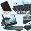 Backlit Touchpad Keyboard Case for Samsung Galaxy Tab A11+ Plus/A9+ Plus 11 Inch, 7 Colors Backlight Keyboard with Multi-Angle Kickstand Detachable Magnetic Cover Case for Tab A9+ 2023/A11+ 2025 view 4