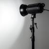 NOLITOY Aluminum Alloy Dual Flash Mount Photography Bracket Stand with Umbrella Holder Compatible with Off-Camera Tripods Sturdy H-Type Flash Lamp Holder for Professional Studio view 2