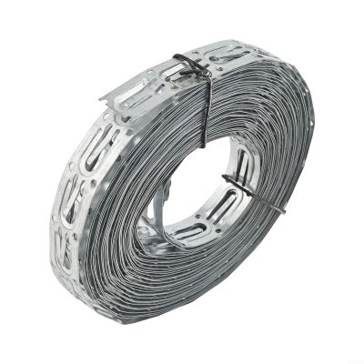 Deskbloom Floor Heating Cable Straps Galvanized Steel 21Mm X 0.32mm Flame Resistant Clips For Secure Roof And Gutter Heating Wire Setup