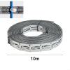 Deskbloom Floor Heating Cable Straps Galvanized Steel 21Mm X 0.32mm Flame Resistant Clips For Secure Roof And Gutter Heating Wire Setup view 2