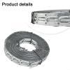 Deskbloom Floor Heating Cable Straps Galvanized Steel 21Mm X 0.32mm Flame Resistant Clips For Secure Roof And Gutter Heating Wire Setup view 3