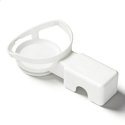 Juqrelith Wall Mount Hanger Holder for Dot 4th Gen, ABS Material, 7.1x4.1x2.4in - Easy Installation, Cord Management, Space - Saving Organizer (Amazon 4th Generation White)