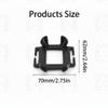 Ouyniei Compatible with AirPods Pro 2 Case Strap Mount Holder - Secure Clip for Backpack Straps, MOLLE Webbing, Purse or Belt - Quick Access Earbuds Organizer view 2