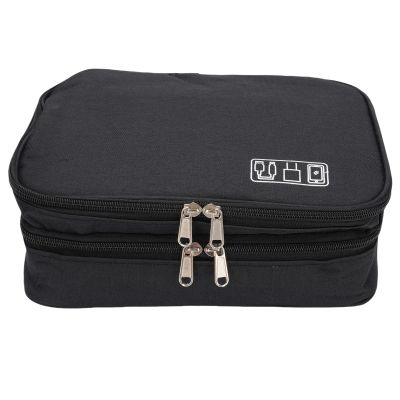 Pongnas Travel Organizer Bags, Watertight Travel Cable Organizer Electronics Storage Pouch for Phone Laptop Charger Power Bank
