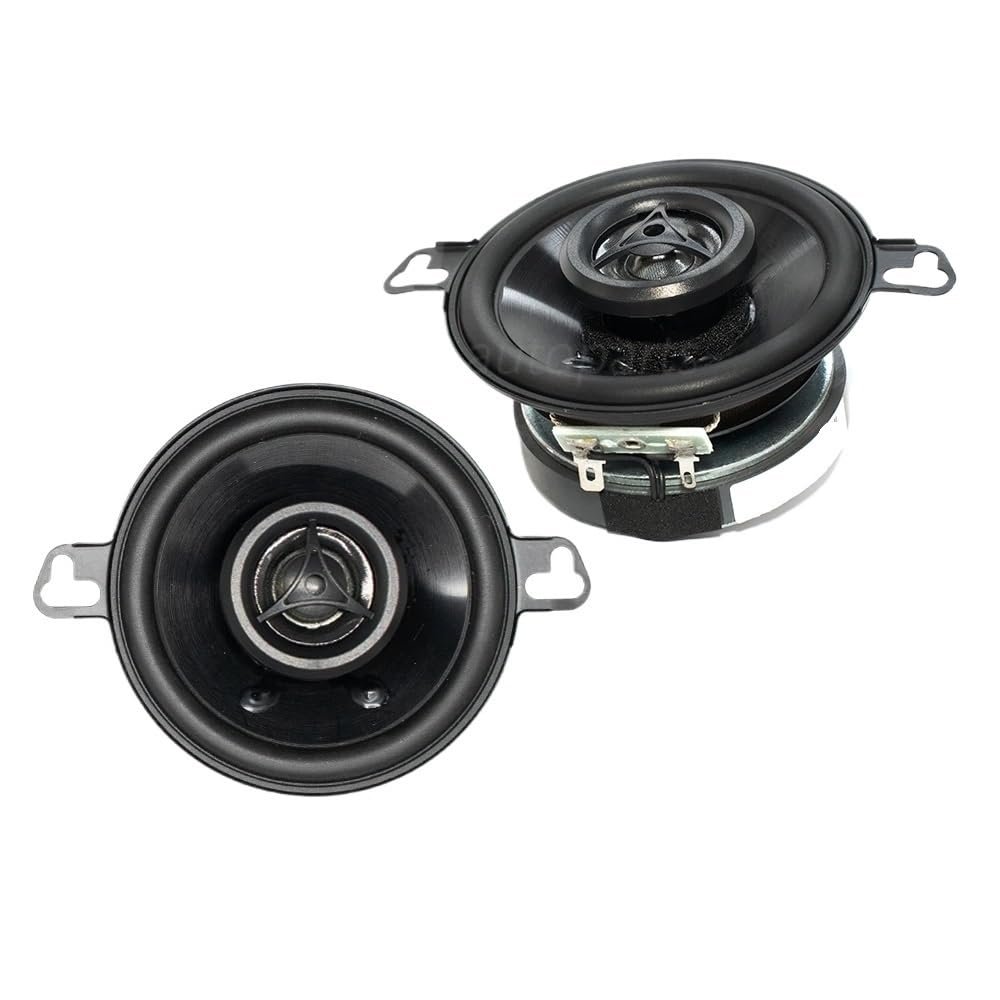 2pcs Surround Speaker 3.5 Inch Coaxial Treble Mid Range Bass Sound System Enhance Vocals Tweeter Horn
