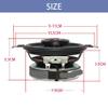 2pcs Surround Speaker 3.5 Inch Coaxial Treble Mid Range Bass Sound System Enhance Vocals Tweeter Horn view 3