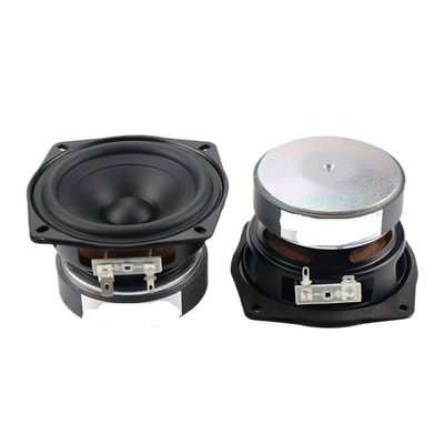 3.5 Inch 90mm Speaker Midrange Woofer Full Range Horn Mid-bass Composite Cone Rubber Edge 6OHM 20W 2PCS