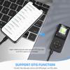 AGPTEK A02 32GB MP3 Player, 70 Hours Playback Lossless Sound Music Player, Supports up to 128GB(Black) view 4