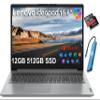 Lenovo IdeaPad 1i 15.6" HD Laptop (12GB RAM, 512GB SSD + 128GB eMMC, 1-Year Microsoft Office 365, Intel Celeron N4500) for Student, Home, Business, Numeric Keypad, IST Hub, Wi-Fi 6, Win 11 Home in S view 1