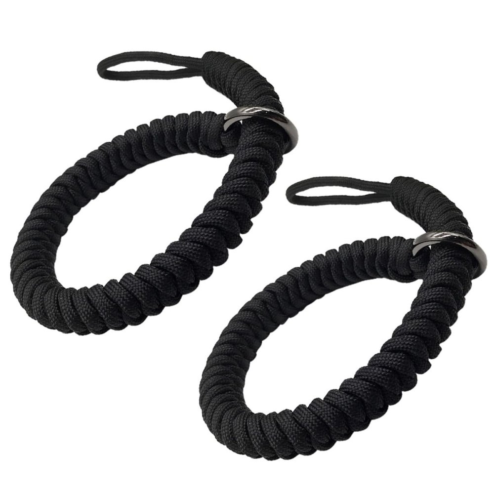 BESPORTBLE 2pcs Adjustable Handwoven Camera Wrist Strap with High Strength Parachute Rope Non-slip Lightweight for Mirrorless and DSLR Photographers
