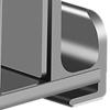 ASHATA Vertical Laptop Stand Orderly Storage Width Adjustment Organizer for Homes Office, Aluminum Alloy Material (Grey) view 3