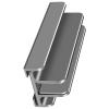 ASHATA Vertical Laptop Stand Orderly Storage Width Adjustment Organizer for Homes Office, Aluminum Alloy Material (Grey) view 4