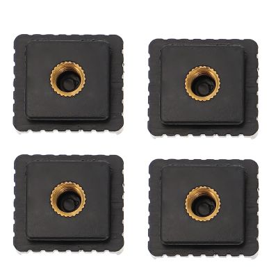 SHINEOFI 4pcs Quick Release Mount Light Stand Adapter Screw Bracket for Camera Illumination LED Light External Microphone Compatible with Standard Hot Shoe Accessories