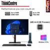 Lenovo ThinkCentre Micro Computer, 16GB RAM, 1TB SSD, AMD CPU, Dual-Display Support, Wi-Fi, Bluetooth, USB Ports, Ethernet Port, w/o Keyboard&Mouse, Windows 11 Pro, for Business&Home view 3