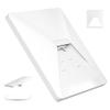 STARGEAR Starlink Mini Case, Starlink Mini Protective Cover Liquid Silicone Case for Starlink Satellite Dish, Accessories for Starlinks Portable Protective Cover Shell with Black Sticker, White view 1
