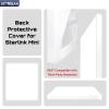 STARGEAR Starlink Mini Case, Starlink Mini Protective Cover Liquid Silicone Case for Starlink Satellite Dish, Accessories for Starlinks Portable Protective Cover Shell with Black Sticker, White view 2
