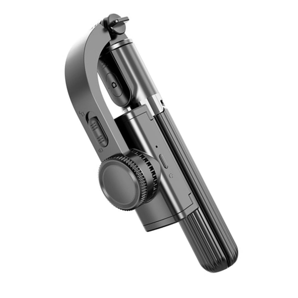YOSADIER Handheld Phone Gimbal Stabilizer with Tripod Stand Lightweight Portable Cellphone Rig for Smooth Video Recording and Live Streaming Easy Operation Black