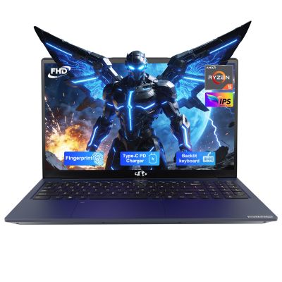 NIMO 15.6'' IPS FHD Laptop, 32GB RAM 1TB SSD AMD Ryzen 5(Beat i5-1135G7, 4 Cores Up to 3.7GHz) Student Computer with 65W Type-C, 2 Years Warranty, Fingerprint, Backlit Keyboard, BT5.2, Numpad