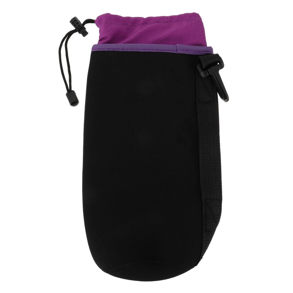 BRIGHTFUFU XL Neoprene Lens Pouch Bag with Pull Cord Closure Shockproof Camera Lens Protective Case for DSLR Dust-Resistant and Thick Padding for Secure Storage