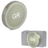 Aluminum Alloy Lens Cap for Ricoh GR IV GR4 Digital Camera, Precision CNC-Machined Protective Cover with Velvet Lining, Anti-Scratch Dustproof Fingerprint Resistant (Gray) view 1