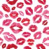 BELECO 12x8ft Fabric Sexy Lips Backdrop for Photography Hot Kiss Pink and Red Lips Lipstick Kisses Background for Valentine's Day Photoshoot Bachelor Party Birthday Party Decor Banner Photo Props view 2