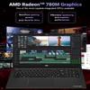 NIMO 17.3" Light-Gaming-Laptop, AMD Ryzen 7 8745HS 8-Core up to 4.9GHz, 64GB DDR5 RAM 1TB SSD, Radeon 780M Graphics, FHD IPS Display, 100W USB-C Fast Charger, Backlit Keyboard, Fingerprint, USB 4.0 view 3