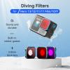 aMagisn Diving Filters for Hero 13/12/11/11 Mini/10/9, 2.0mm Thick Lens with Metal Frame, Waterproof Anti-Fogging Red Light Red Purple Filter for Underwater Photography (Diving Filter - Purple) view 3