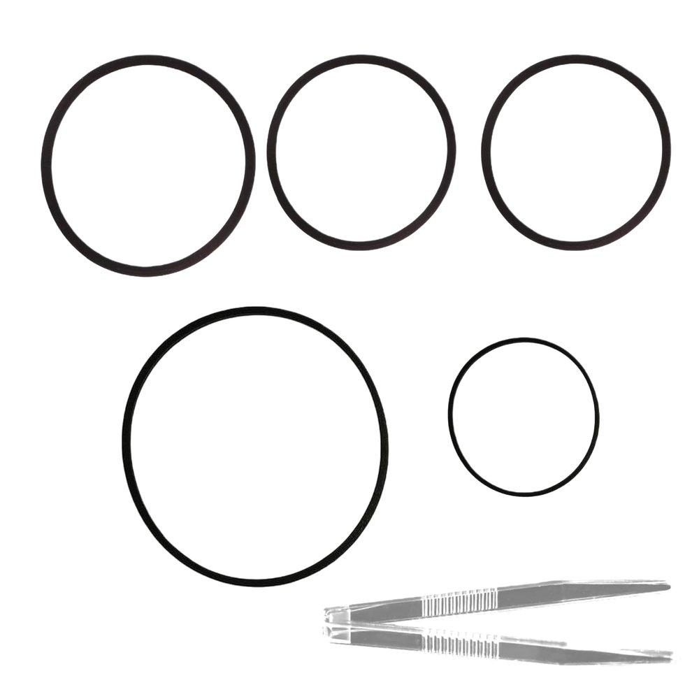 CD Player Belt Kit 5-Piece Japanese Rubber for Sony RCD-W500C RCD-W50C