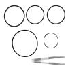 CD Player Belt Kit 5-Piece Japanese Rubber for Sony RCD-W500C RCD-W50C view 1