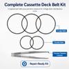 CD Player Belt Kit 5-Piece Japanese Rubber for Sony RCD-W500C RCD-W50C view 2