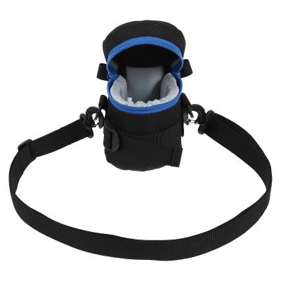 BRIGHTFUFU Shockproof Camera Lens Pouch Thick Protective Bag with Smooth Zipper Lightweight Portable Photography Accessory for DSLR and Mirrorless Cameras