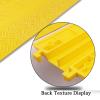 100cm Speed Bump with 1 Cable Channel Rubber Cable Protector, for Asphalt Concrete Gravel Driveways Indoor Outdoor view 3