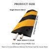 100cm Speed Bump, Heavy Duty Modular Driveway Speed Bump with 2 Cable Channels for Roads, Carparks & Residential Areas view 2