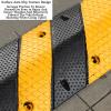 100cm Speed Bump, Heavy Duty Modular Driveway Speed Bump with 2 Cable Channels for Roads, Carparks & Residential Areas view 4