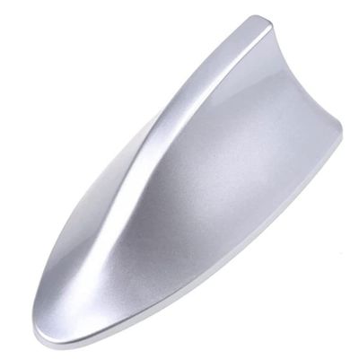 Car Shark Fin Aerial Antenna Cover for Lexus RX270 RX350, Roof Style Shark Fin Antenna, Car Signal Fin Aerials Cover with Aerial Adhesive Base,D-Silver
